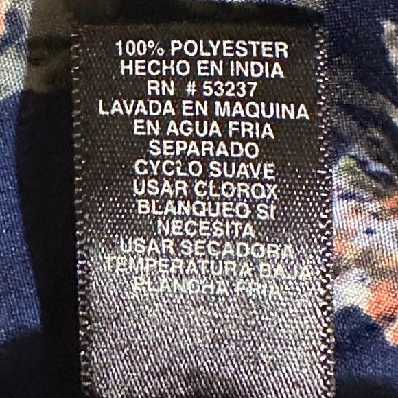 Mlle Gabrielle Dress Women High Low Mixed Print Maxi Size M - Picture 9 of 13